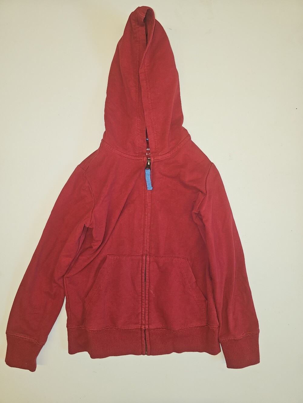 EUC | 4-5 | Primary | Red Full Zip Hoodie Sweatshirt